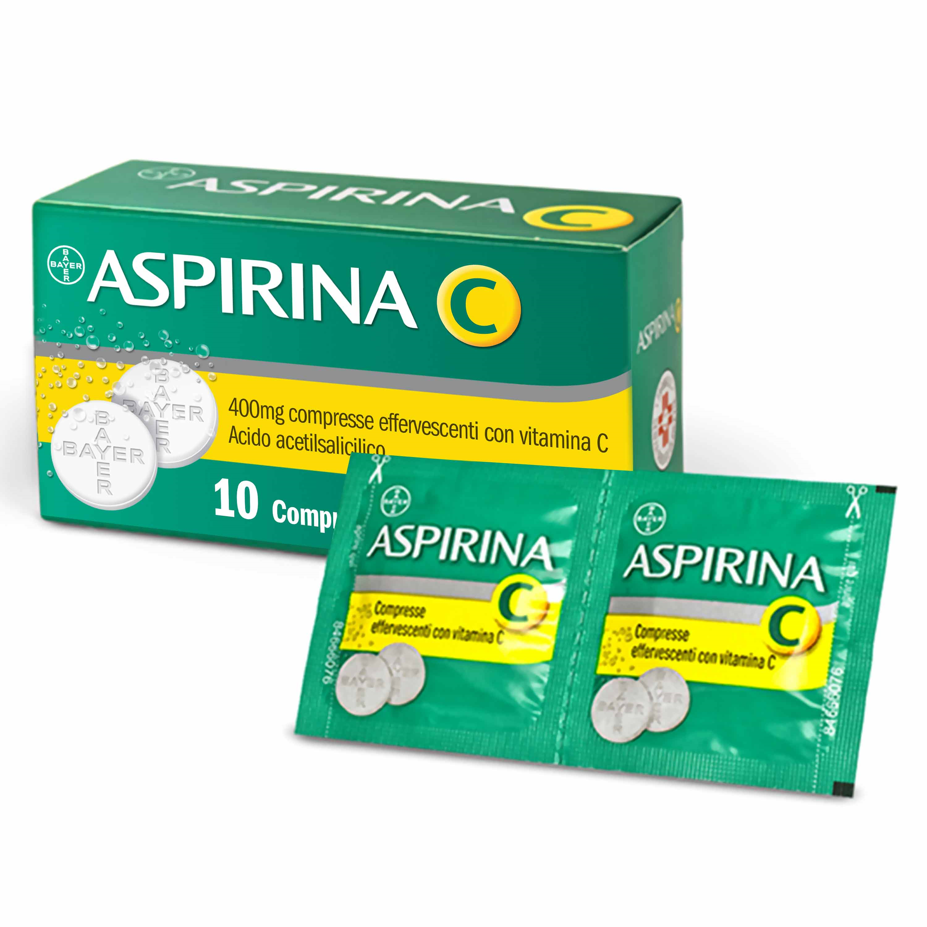 ASPIRINA C*10CPR EFF 400+240MG - Fontenova srl