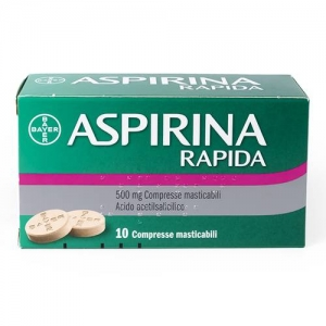 ASPIRINA RAPIDA*10CPRMAST500MG - Fontenova srl