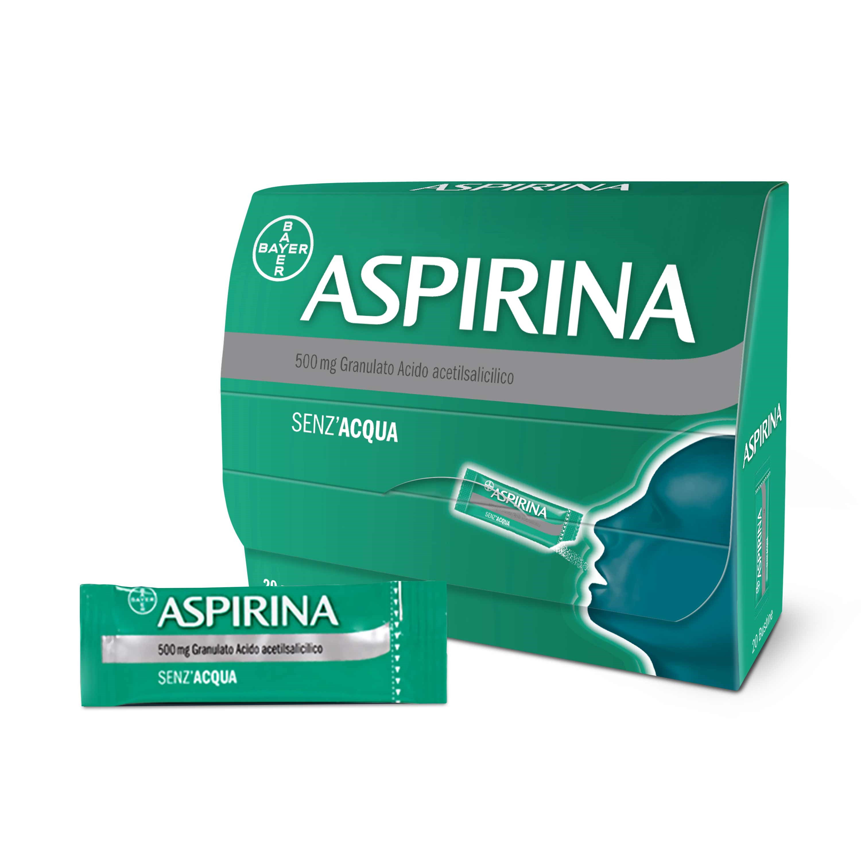 ASPIRINA*OS GRAT 20BUST 500MG - Fontenova srl