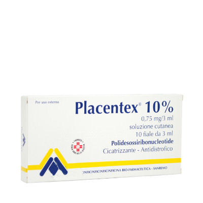 PLACENTEX*SOL CUT 10F 0,75MG - Fontenova srl