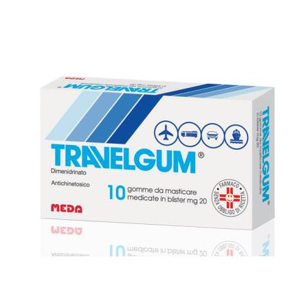 TRAVELGUM*10GOMME MAST 20MG - Fontenova srl
