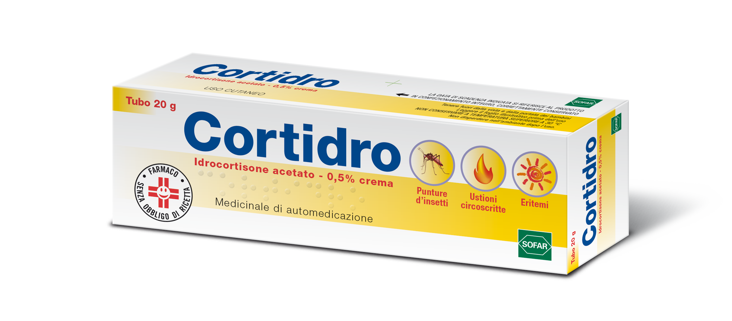 CORTIDRO*CREMA 20G 0,5% - Fontenova srl
