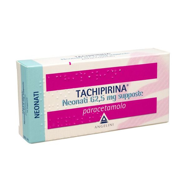TACHIPIRINA*NEO 10SUPP 62,5MG - Fontenova srl