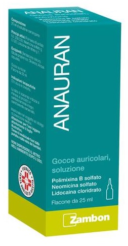 ANAURAN*GTT AURIC FL 25ML - Fontenova srl