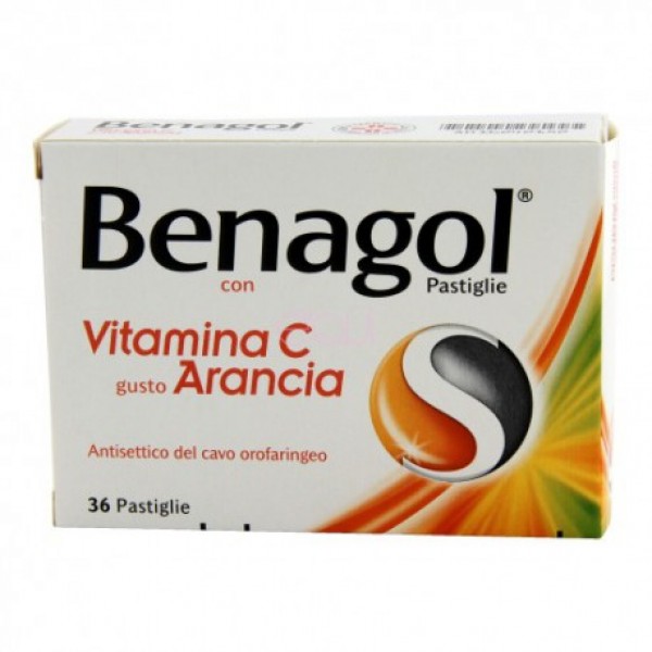 BENAGOL VIT C*36PAST ARANCIA - Fontenova srl
