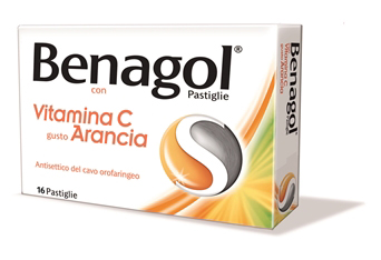 BENAGOL VIT C*16PAST ARANCIA - Fontenova srl