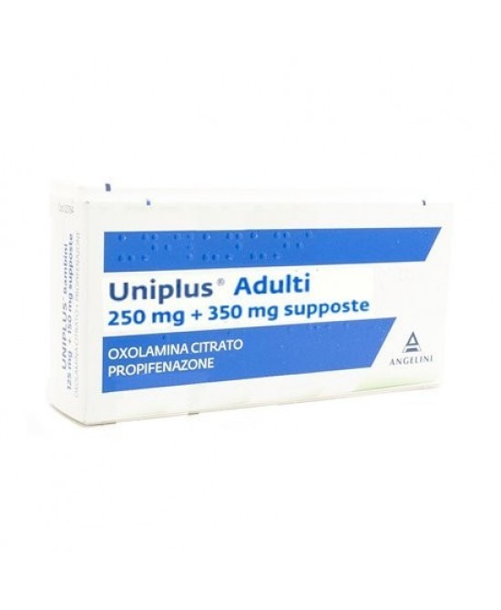 UNIPLUS*AD 10SUPP 250MG+350MG - Fontenova srl
