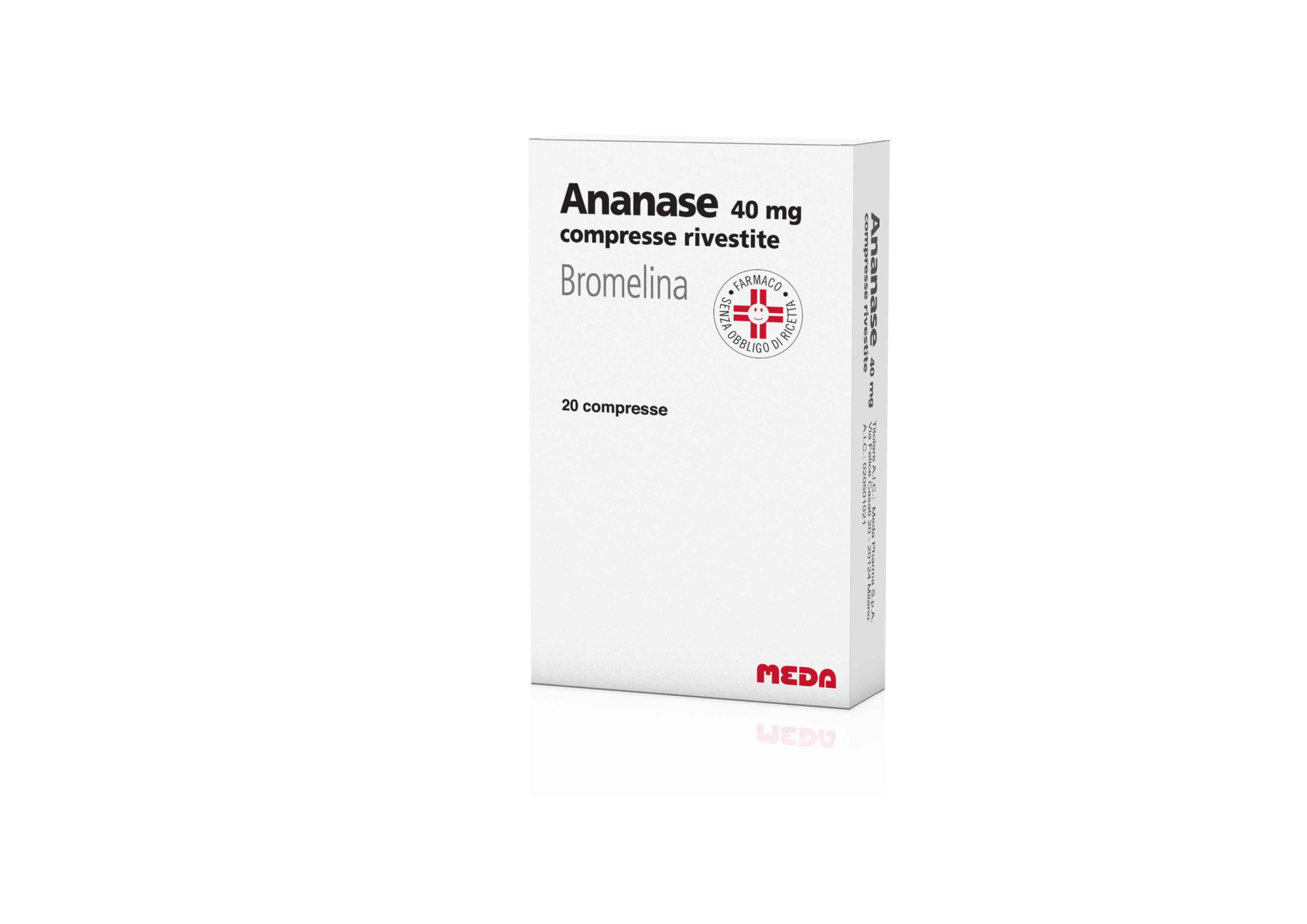 ANANASE*20CPR RIV 40MG - Fontenova srl
