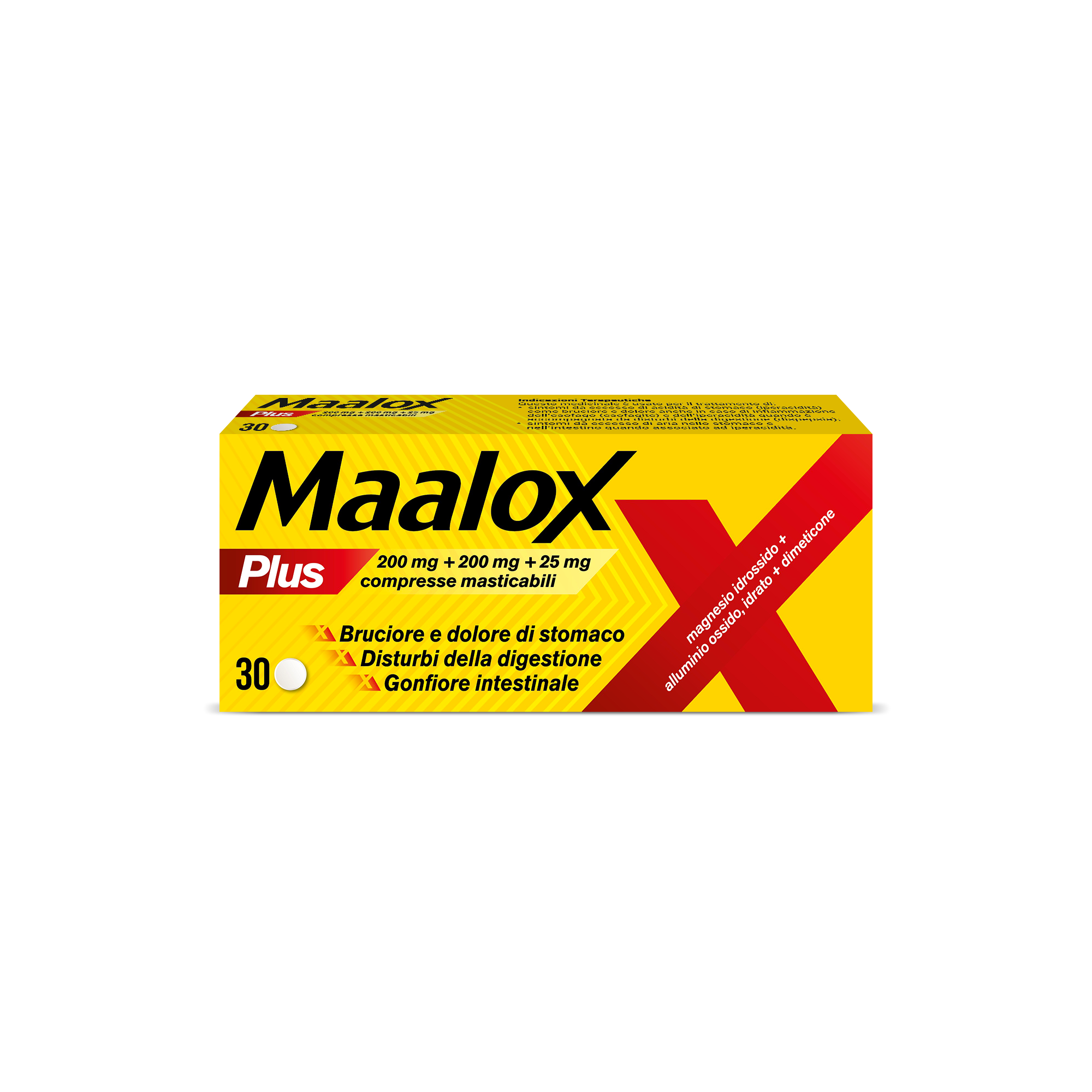 MAALOX PLUS*30CPR MAST - Fontenova srl
