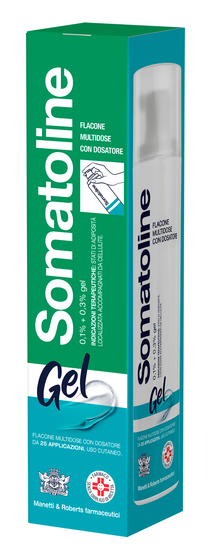 SOMATOLINE*GEL 250ML 0,15+0,3% - Fontenova srl
