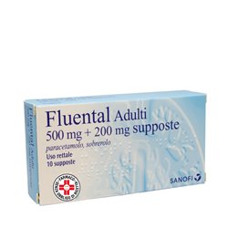 FLUENTAL*AD 10SUPP 500MG+200MG - Fontenova srl