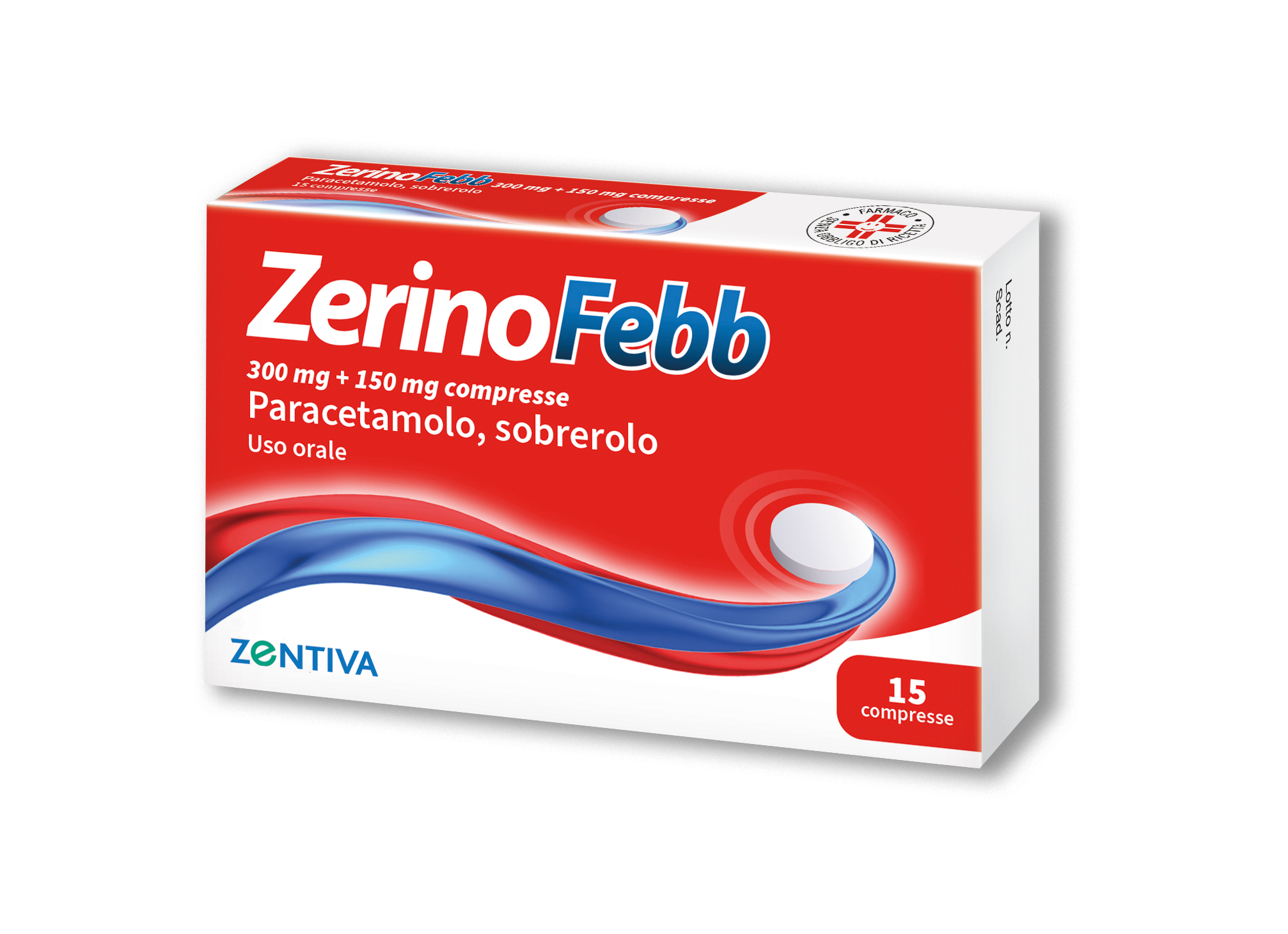 ZERINOFEBB*AD 15CPR 300+150MG - Fontenova srl