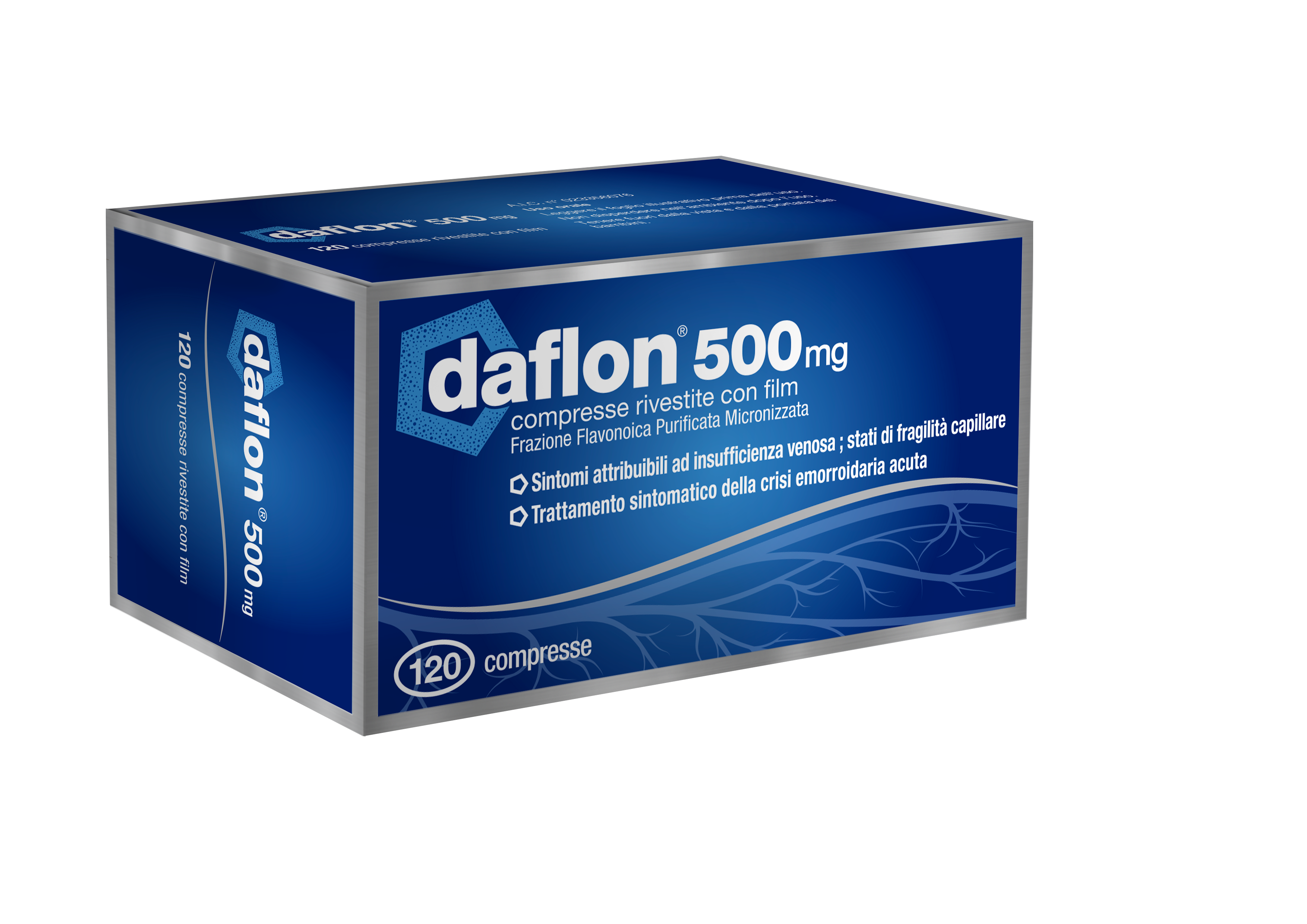 DAFLON*120CPR RIV 500MG - Fontenova srl