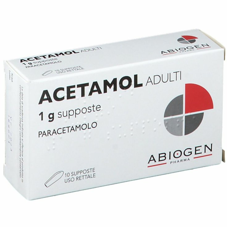 ACETAMOL*AD 10SUPP 1G - Fontenova srl