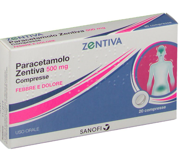PARACETAMOLO ZEN*20CPR 500MG - Fontenova srl