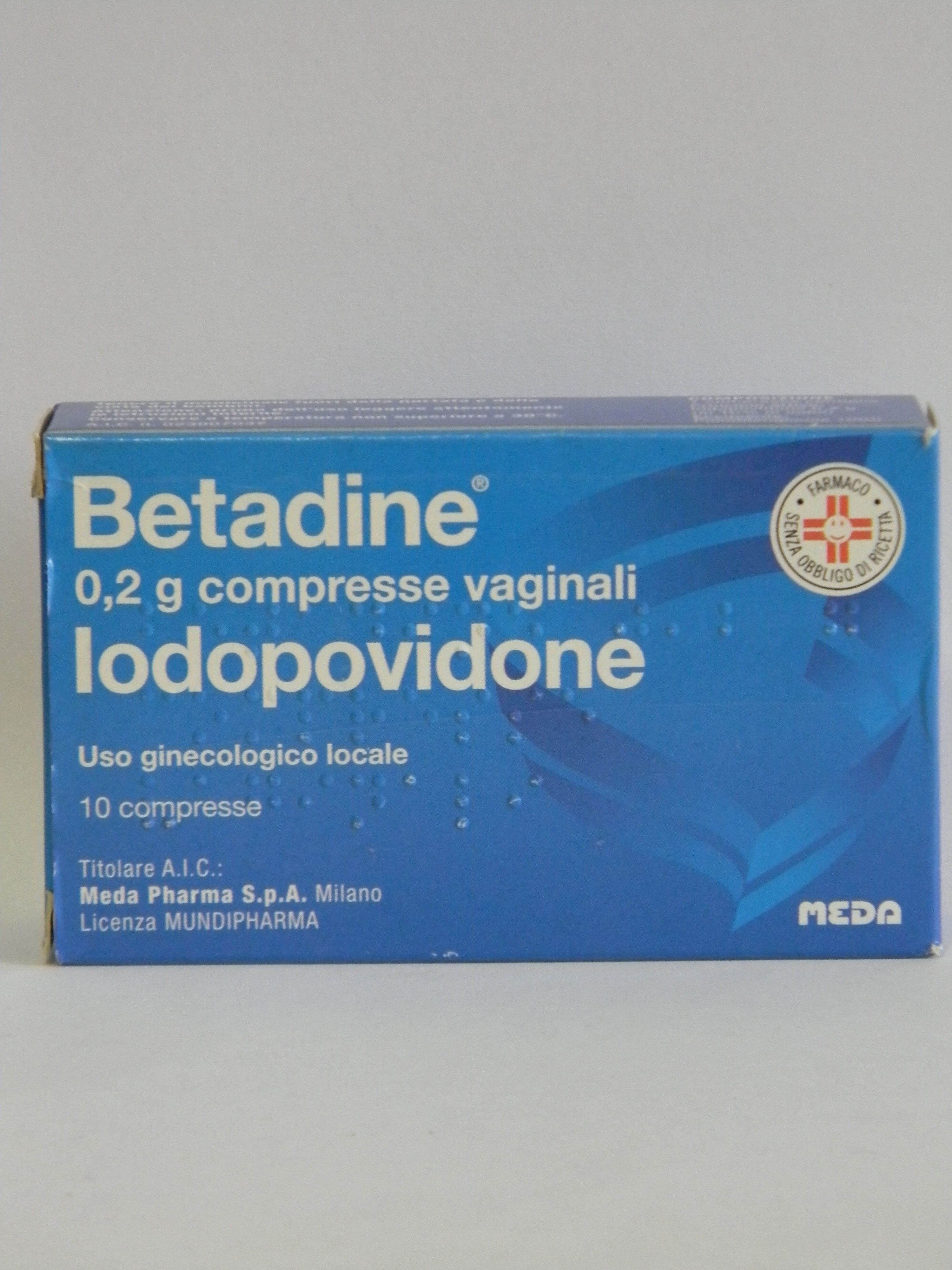 BETADINE*10CPR VAG 200MG - Fontenova srl