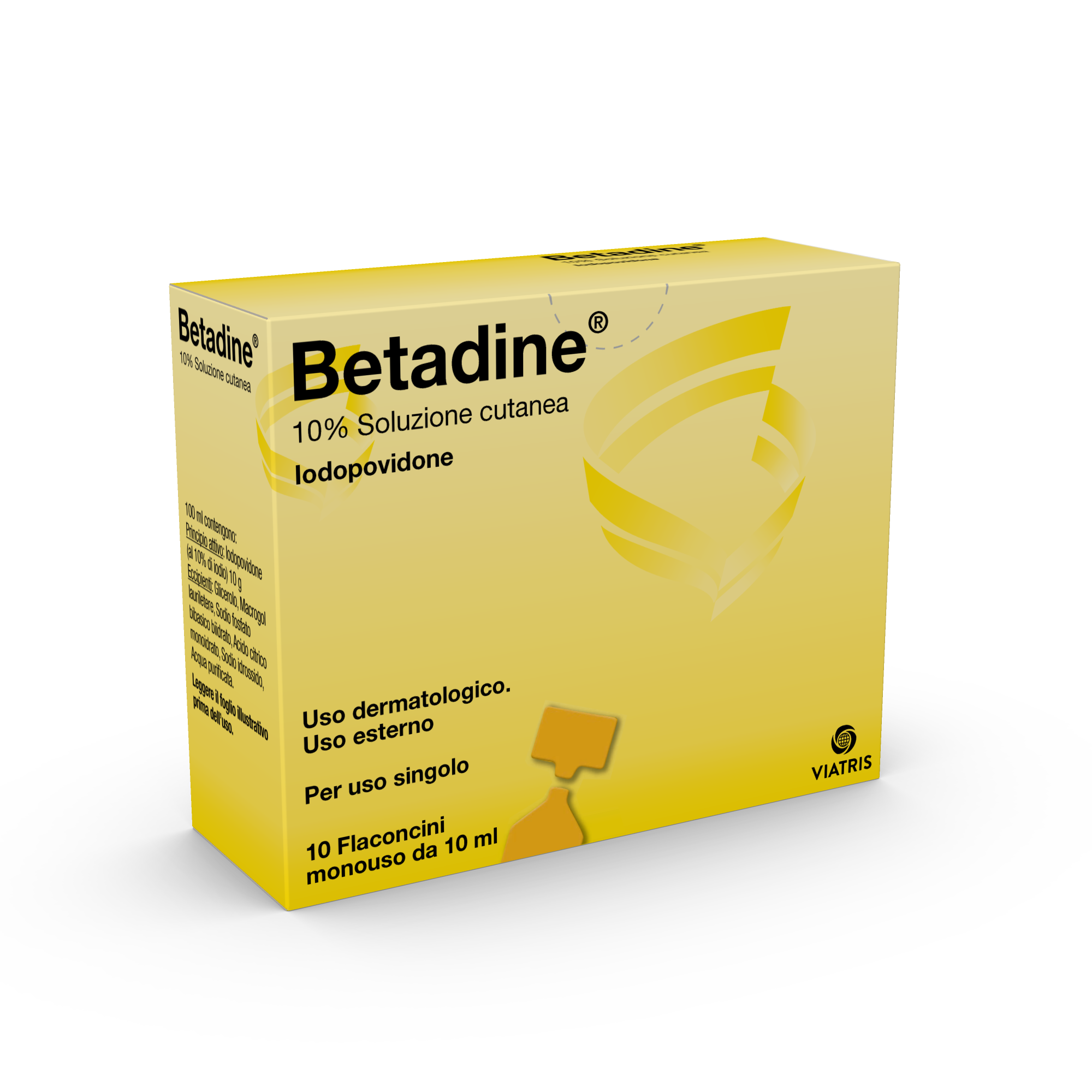 BETADINE*SOL CUT 10FL 10ML 10% - Fontenova srl