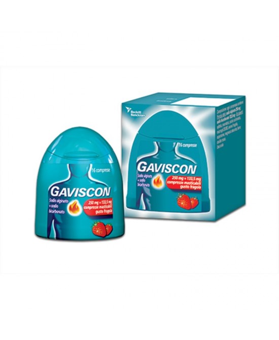GAVISCON*16CPR FRAG250+133,5MG - Fontenova srl