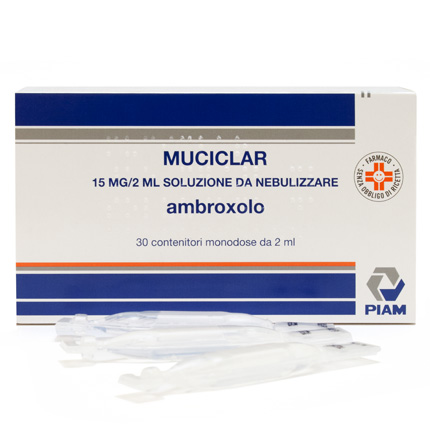 MUCICLAR*NEBUL 30FL 15MG 2ML - Fontenova srl