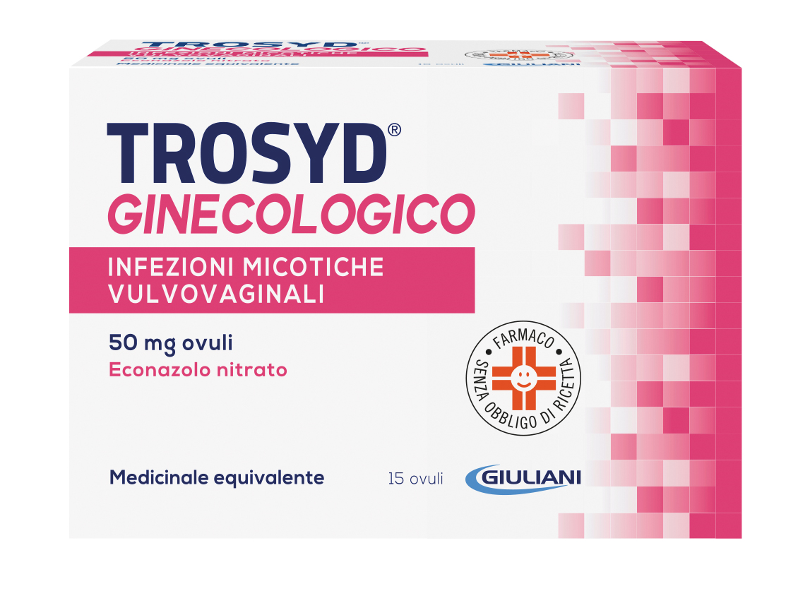 TROSYD GINECOL*15 OV VAG 50MG - Fontenova srl