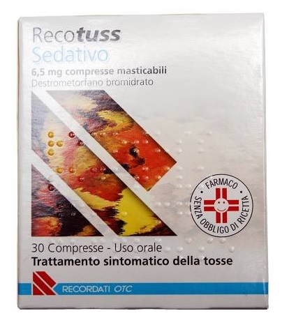 RECOTUSS SEDAT*30CPR MAST6,5MG - Fontenova srl