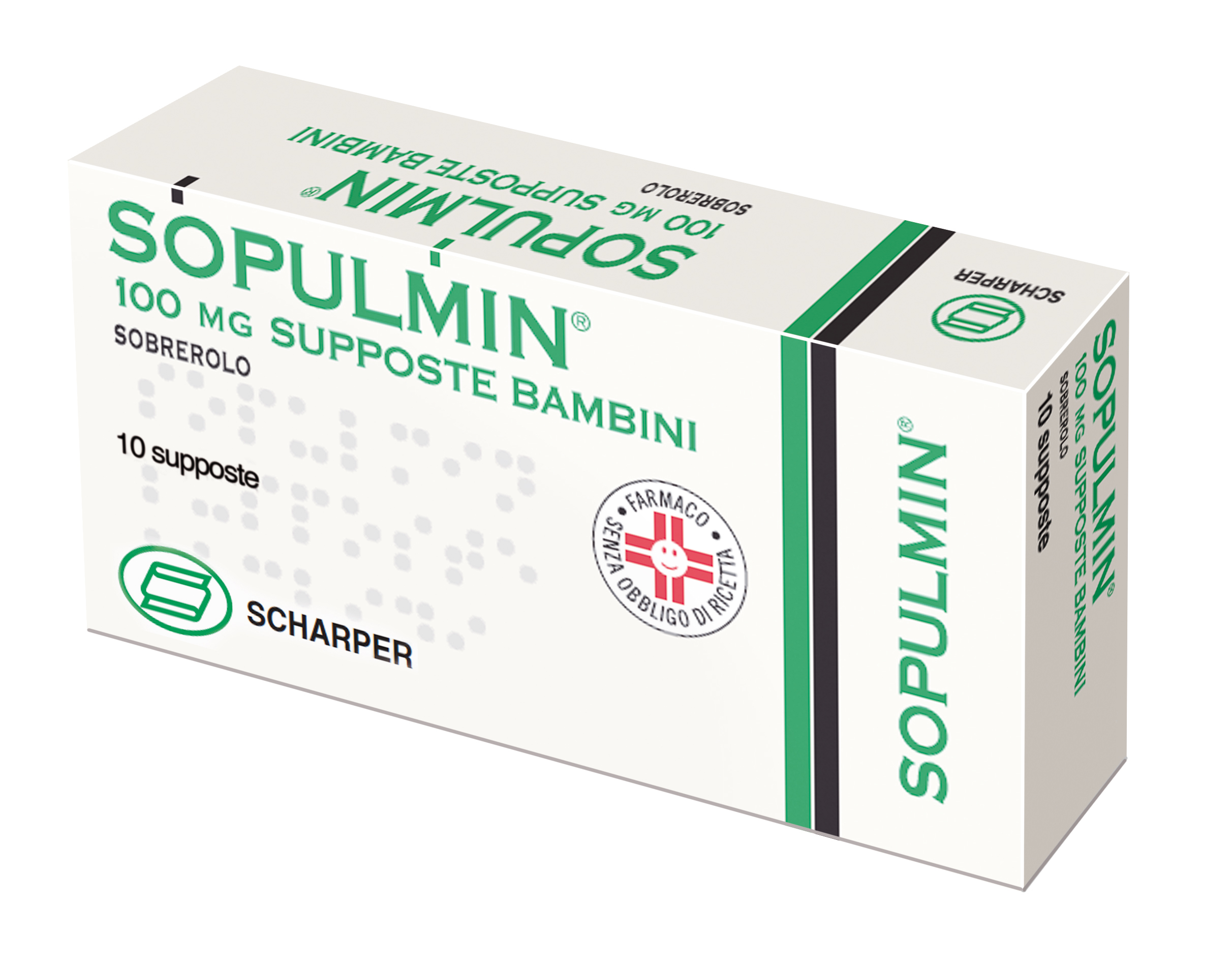 SOPULMIN*BB 10SUPP 100MG - Fontenova srl