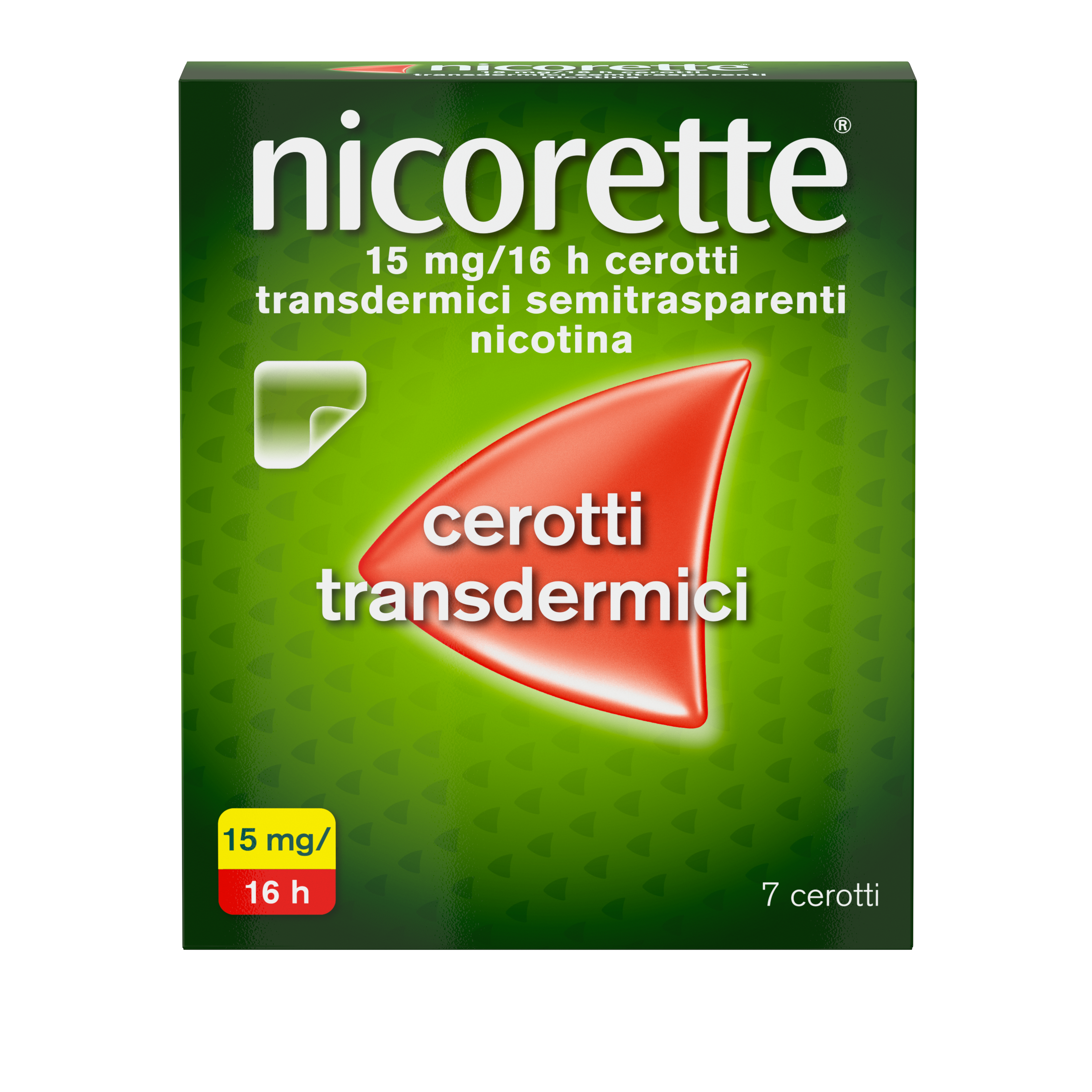 NICORETTE*7CER TRANSD 15MG/16H - Fontenova srl