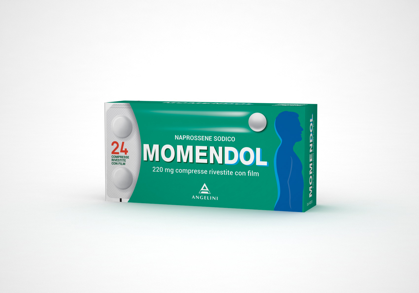 MOMENDOL*24CPR RIV 220MG - Fontenova srl