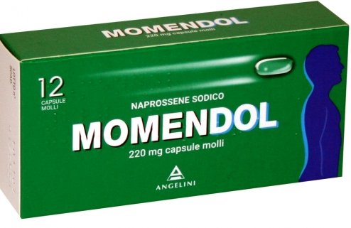 MOMENDOL*12CPS MOLLI 220MG - Fontenova srl