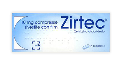 ZIRTEC*7CPR RIV 10MG - Fontenova srl