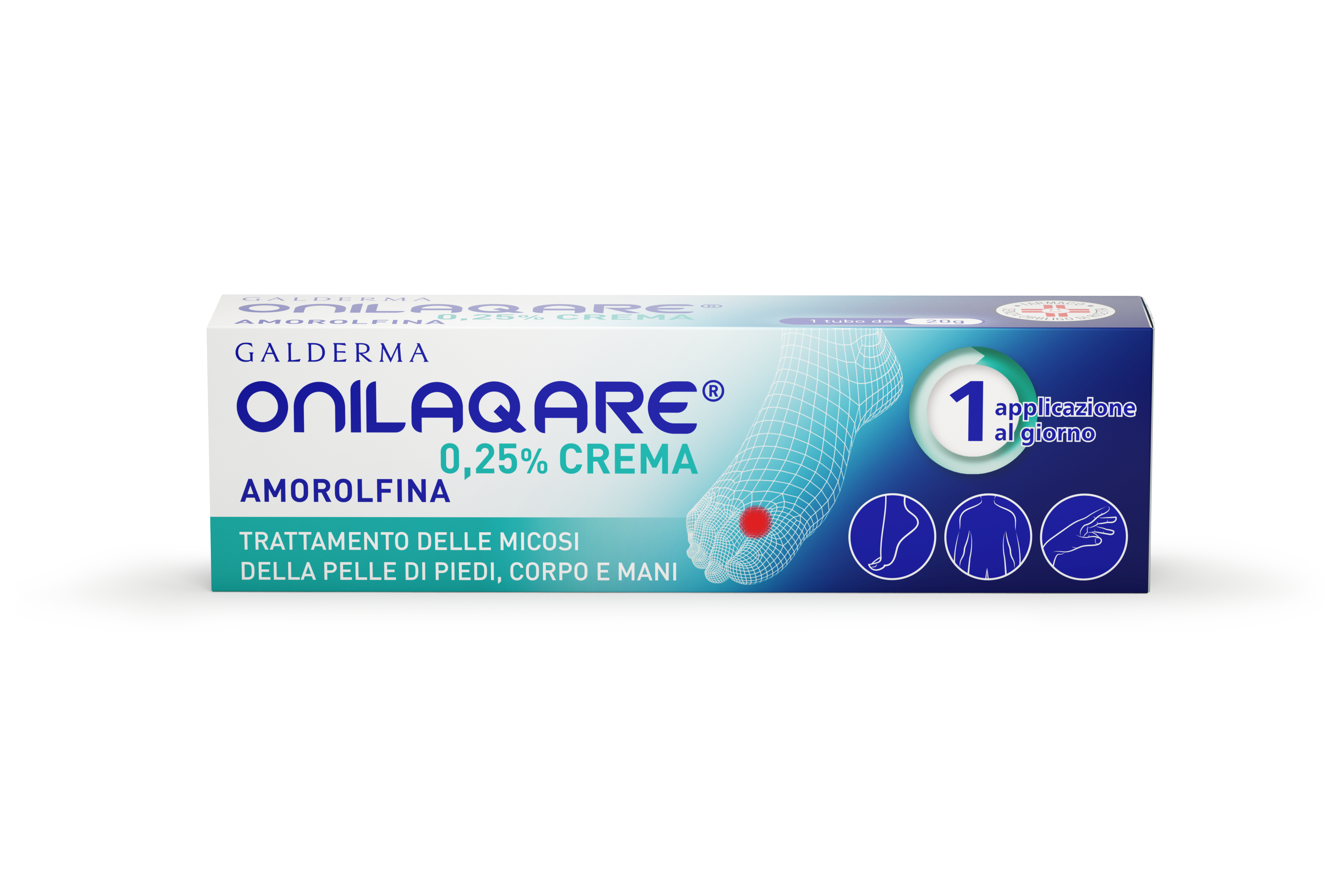 ONILAQARE*DERM CREMA 20G 0,25% - Fontenova srl