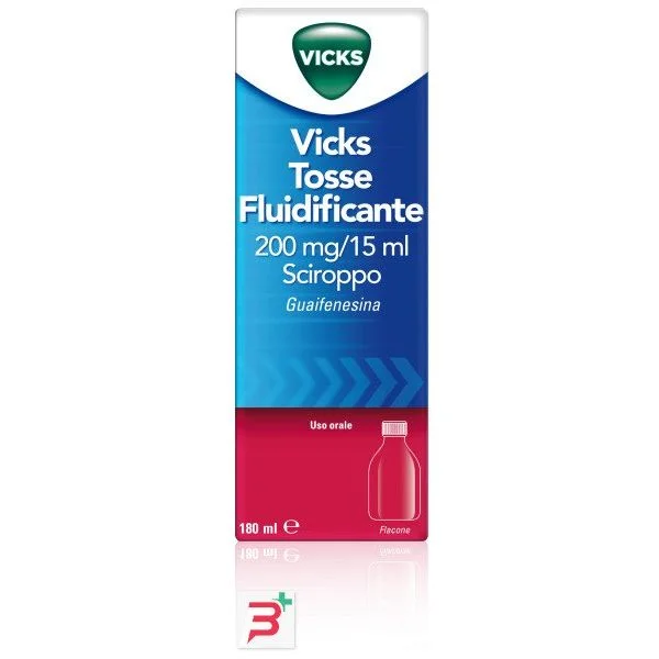 VICKS TOSSE FLUIDIF*FL 180ML - Fontenova srl