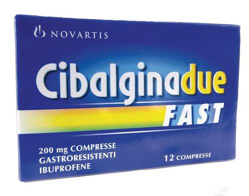 CIBALGINA DUE FAST*12CPR 200MG - Fontenova srl