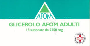 GLICEROLO AFOM*AD 18SUPP2250MG - Fontenova srl