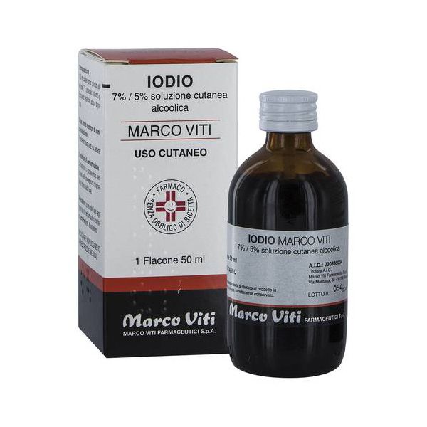 IODIO SOL ALCO I MV*50ML - Fontenova srl
