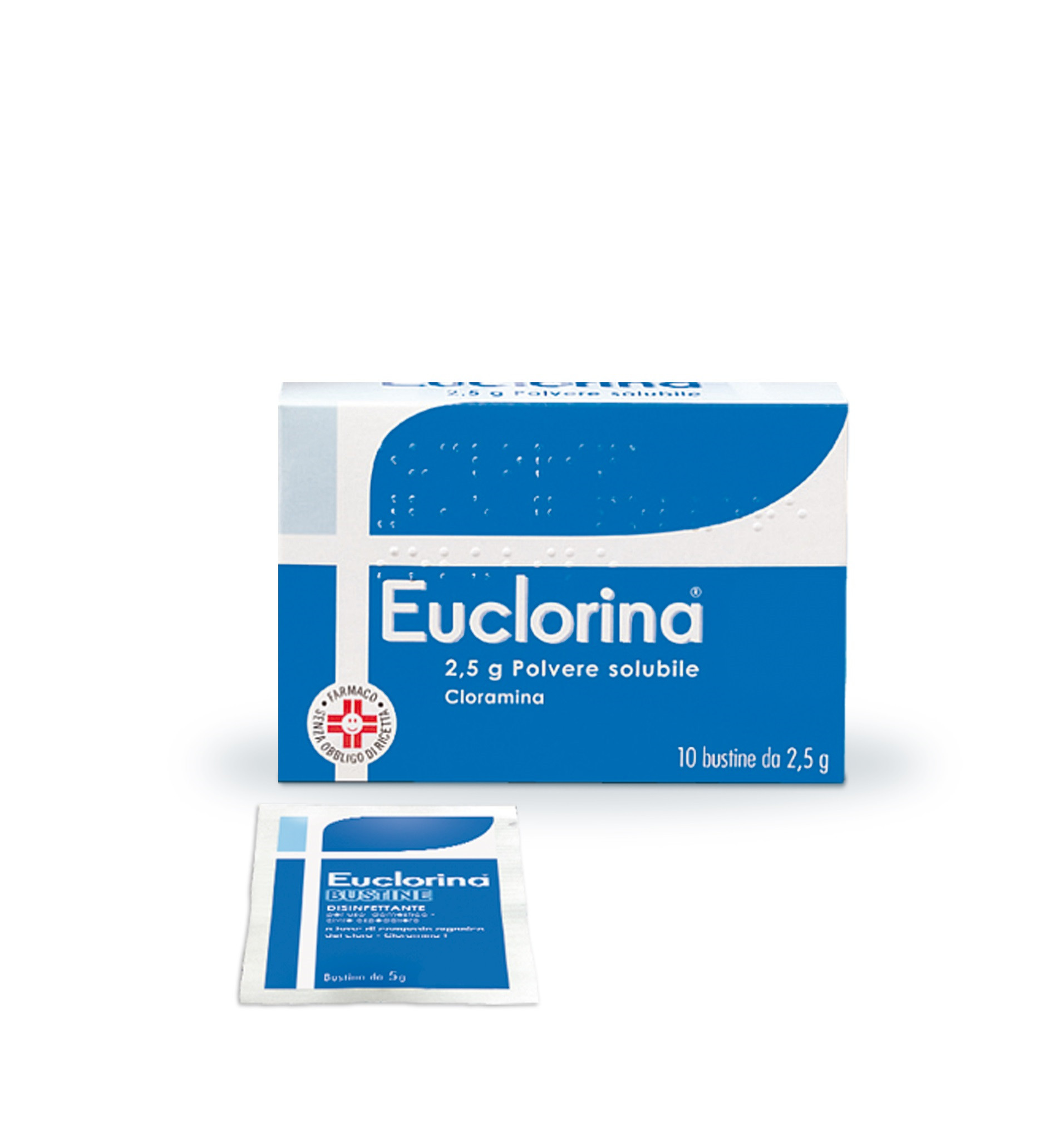 EUCLORINA*POLV SOL 10BUST 2,5G - Fontenova srl