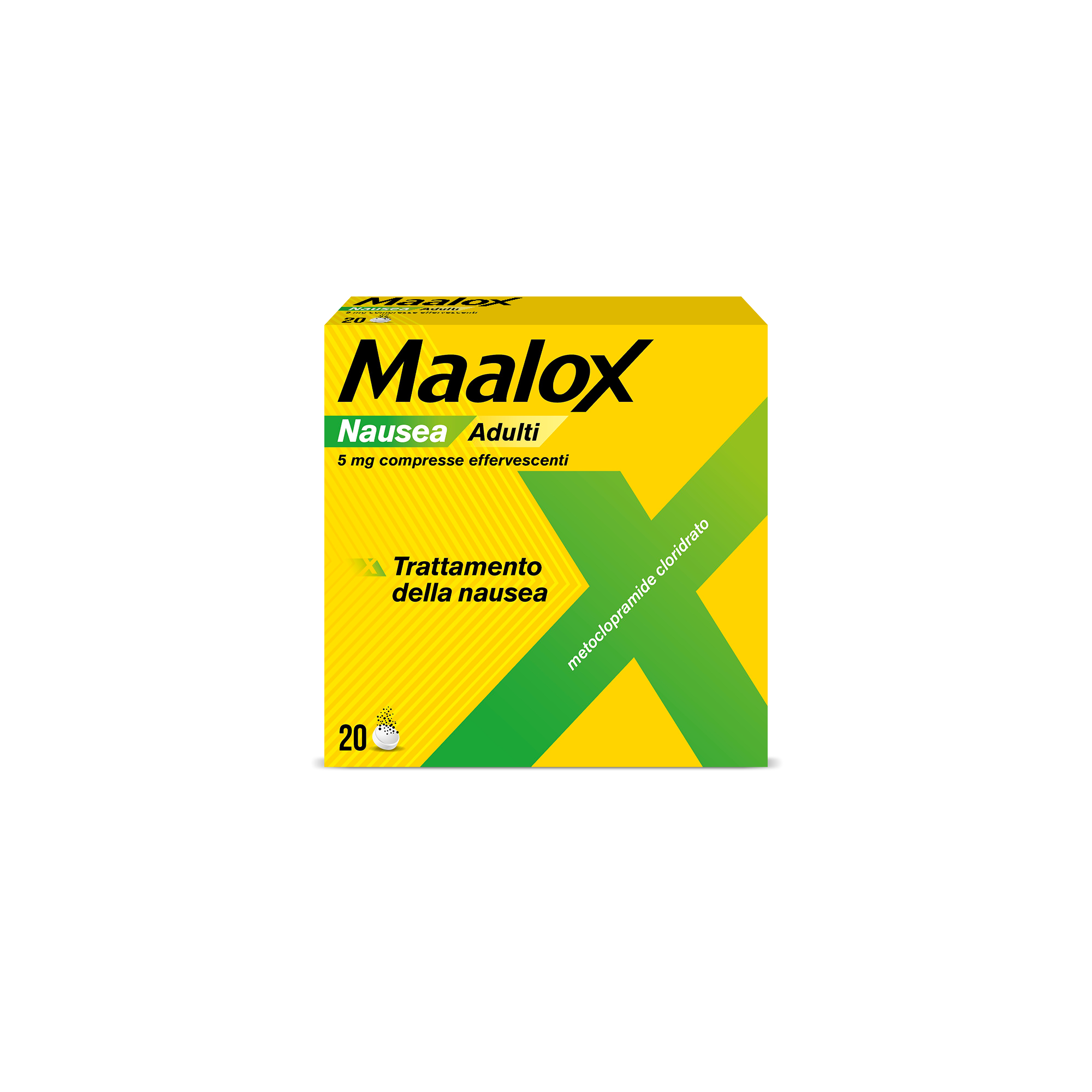 MAALOX NAUSEA*20CPR EFF 5MG - Fontenova srl