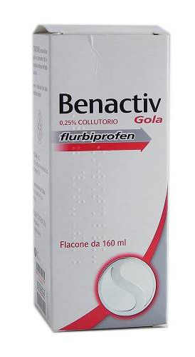 BENACTIV GOLA*COLLUT 160ML 2,5 - Fontenova srl