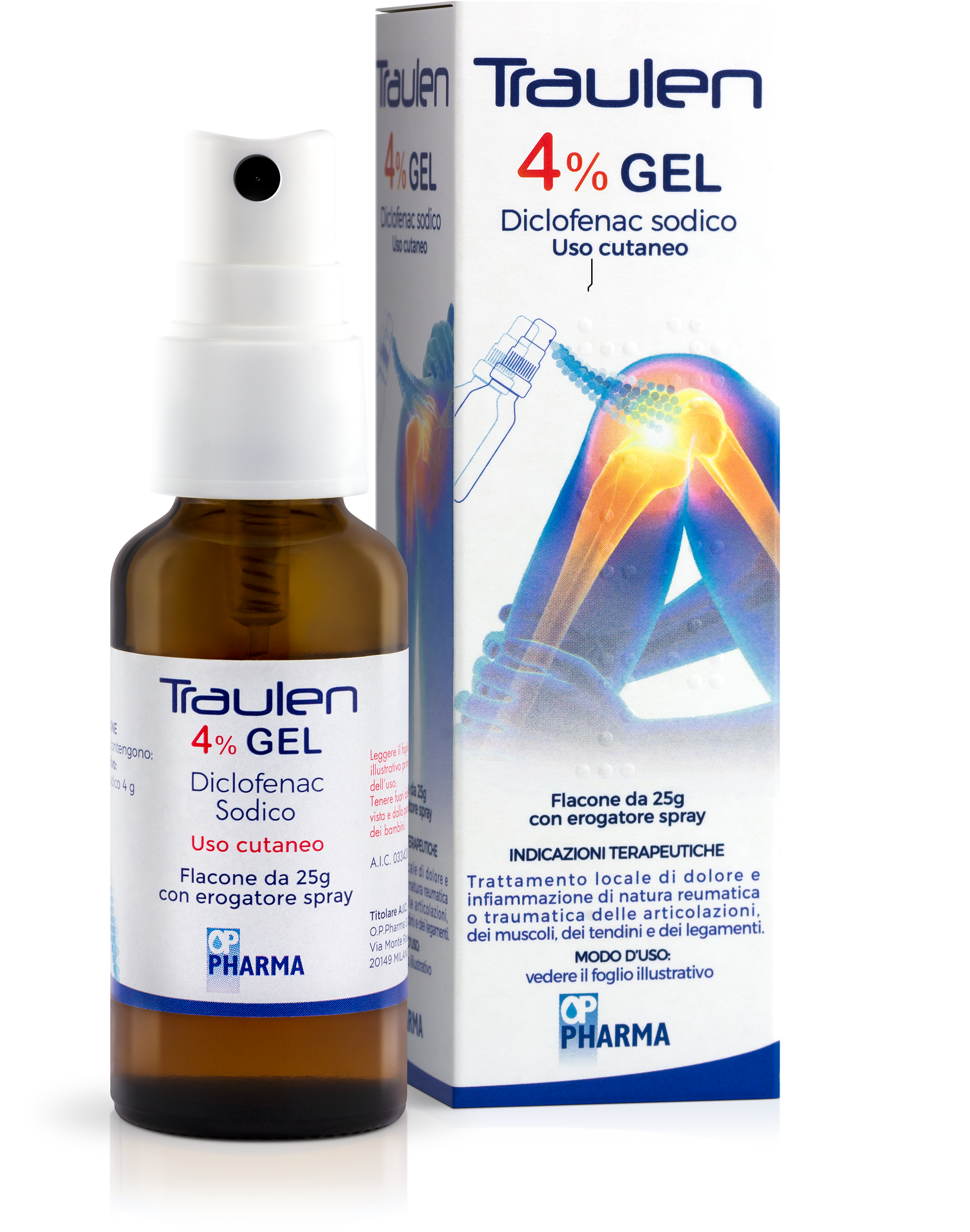 TRAULEN*GEL 4% FL 25G C/EROG - Fontenova srl