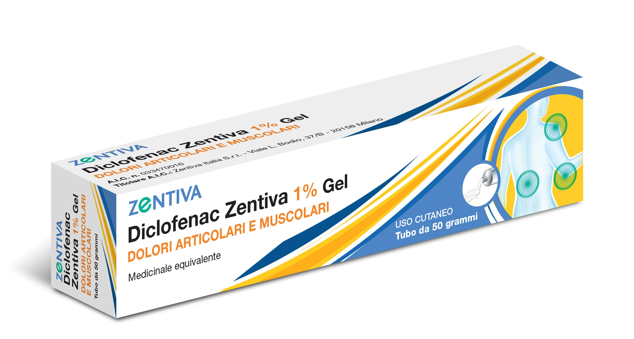 DICLOFENAC ZENTIVA*GEL 50G 1% - Fontenova srl