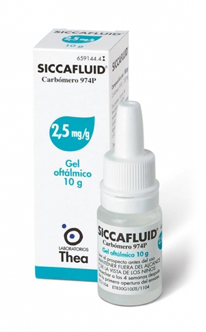SICCAFLUID*GEL OFT 10G 2,5MG/G - Fontenova srl