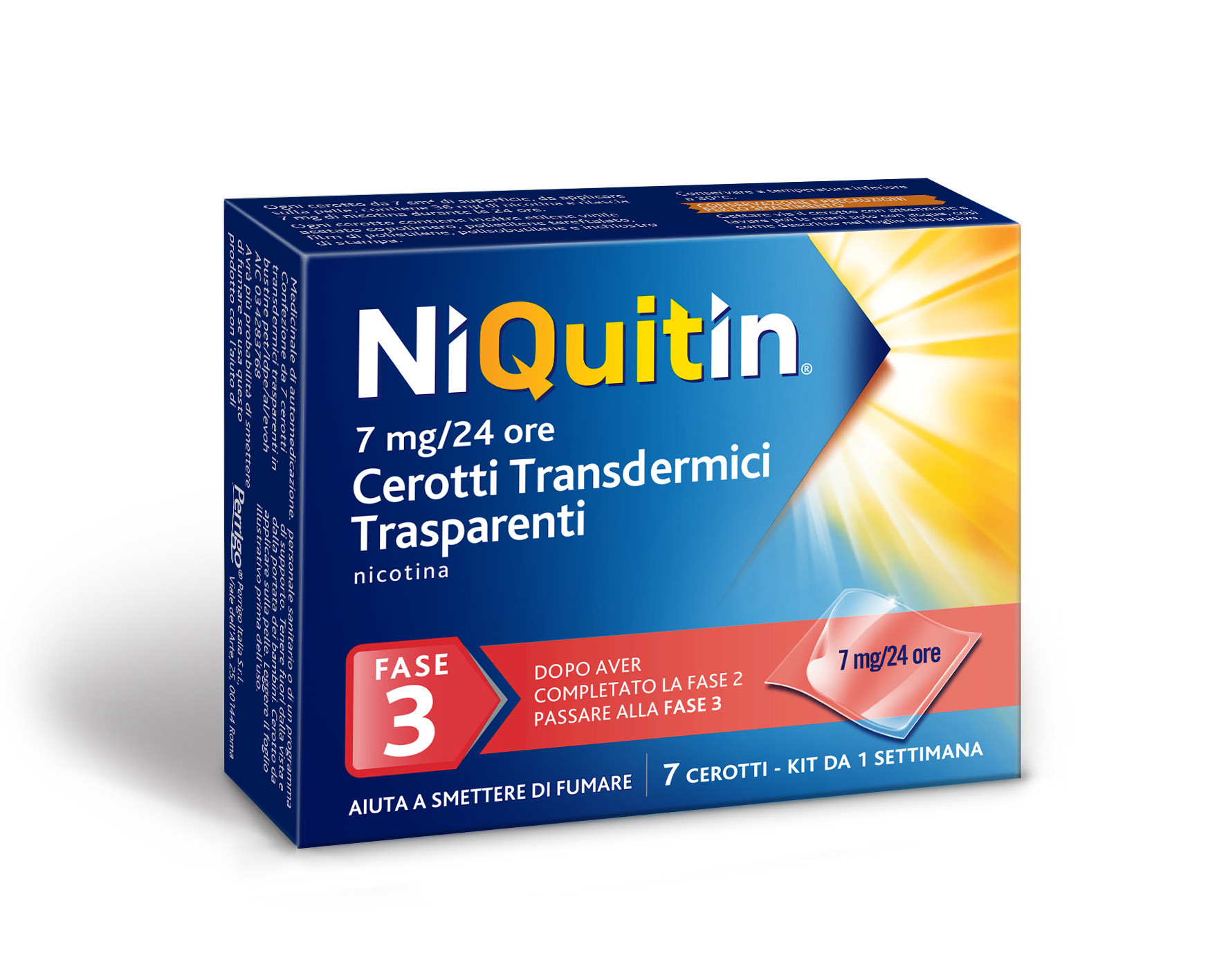 NIQUITIN*7CER TRANSD 7MG/24H - Fontenova srl