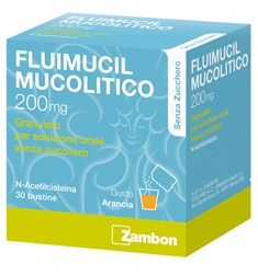 FLUIMUCIL MUCOL*30BUST200MGS/Z - Fontenova srl