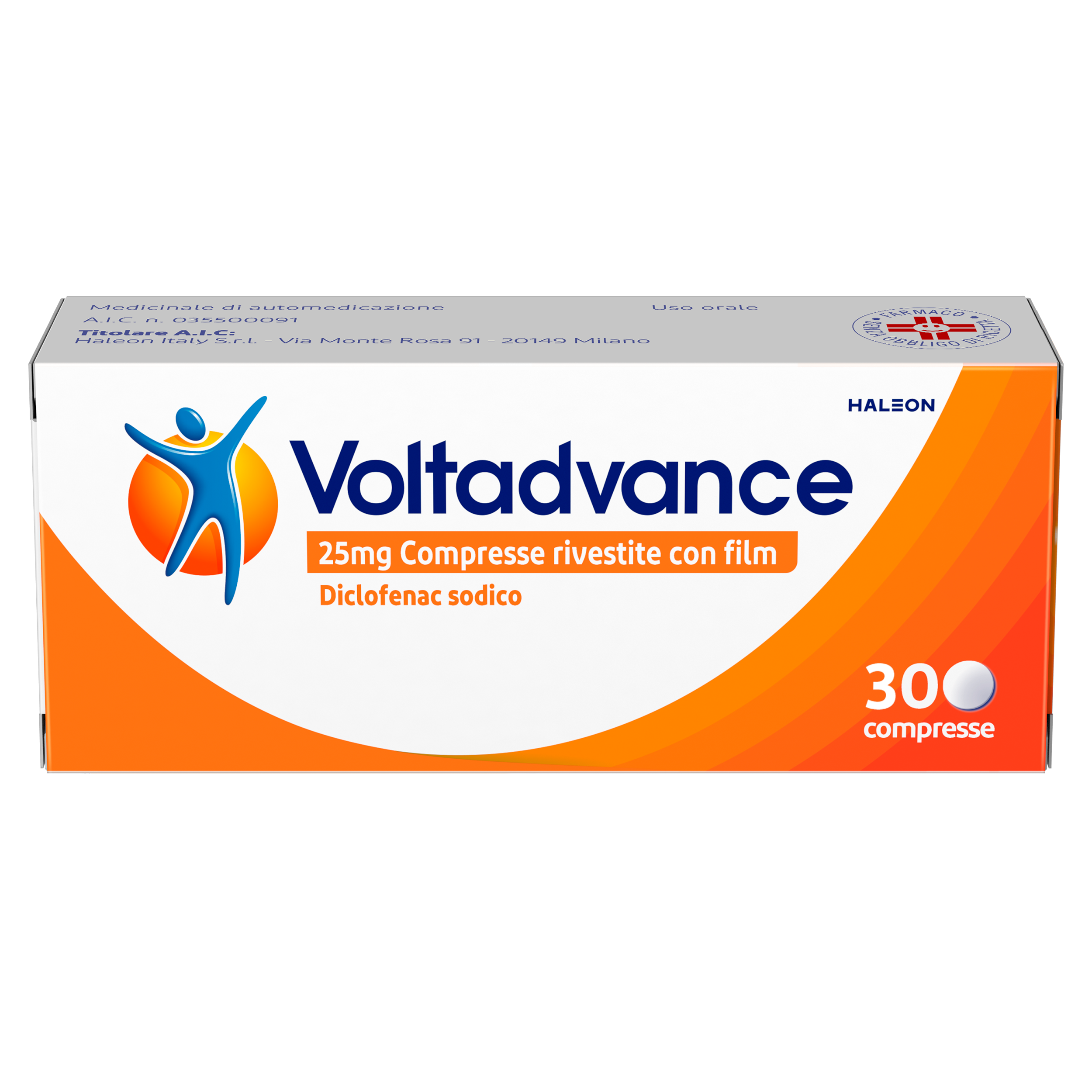 VOLTADVANCE*30CPR RIV 25MG - Fontenova srl
