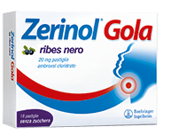 ZERINOL GOLA RIBES*18PAST 20MG - Fontenova srl