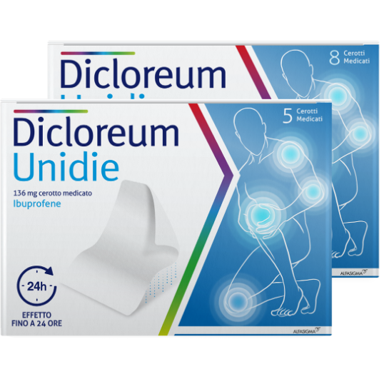 DICLOREUM UNIDIE*5CER 136MG24H - Fontenova srl