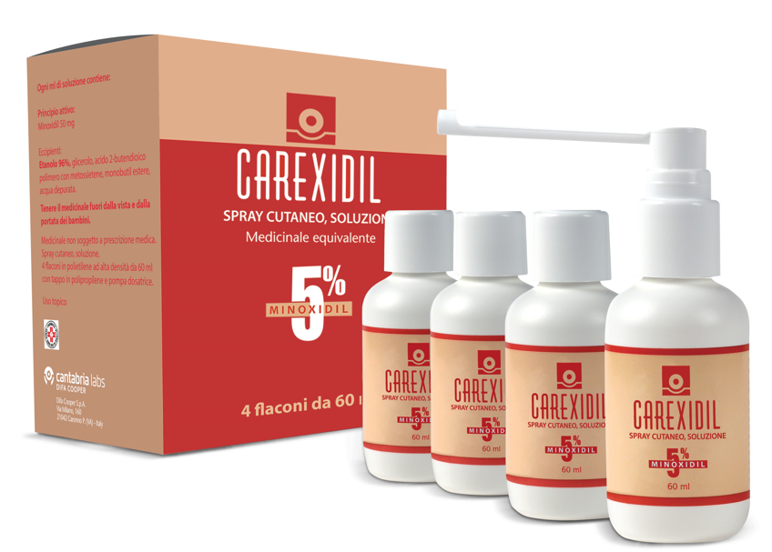 CAREXIDIL*4FL SOLUZ CUT 60ML5% - Fontenova srl
