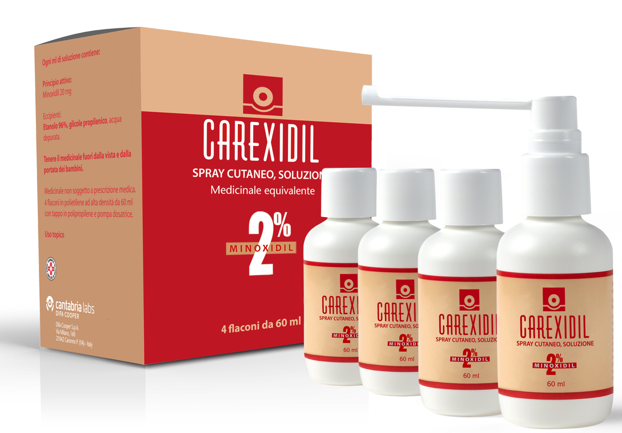 CAREXIDIL*4FL SOLUZ CUT 60ML2% - Fontenova srl