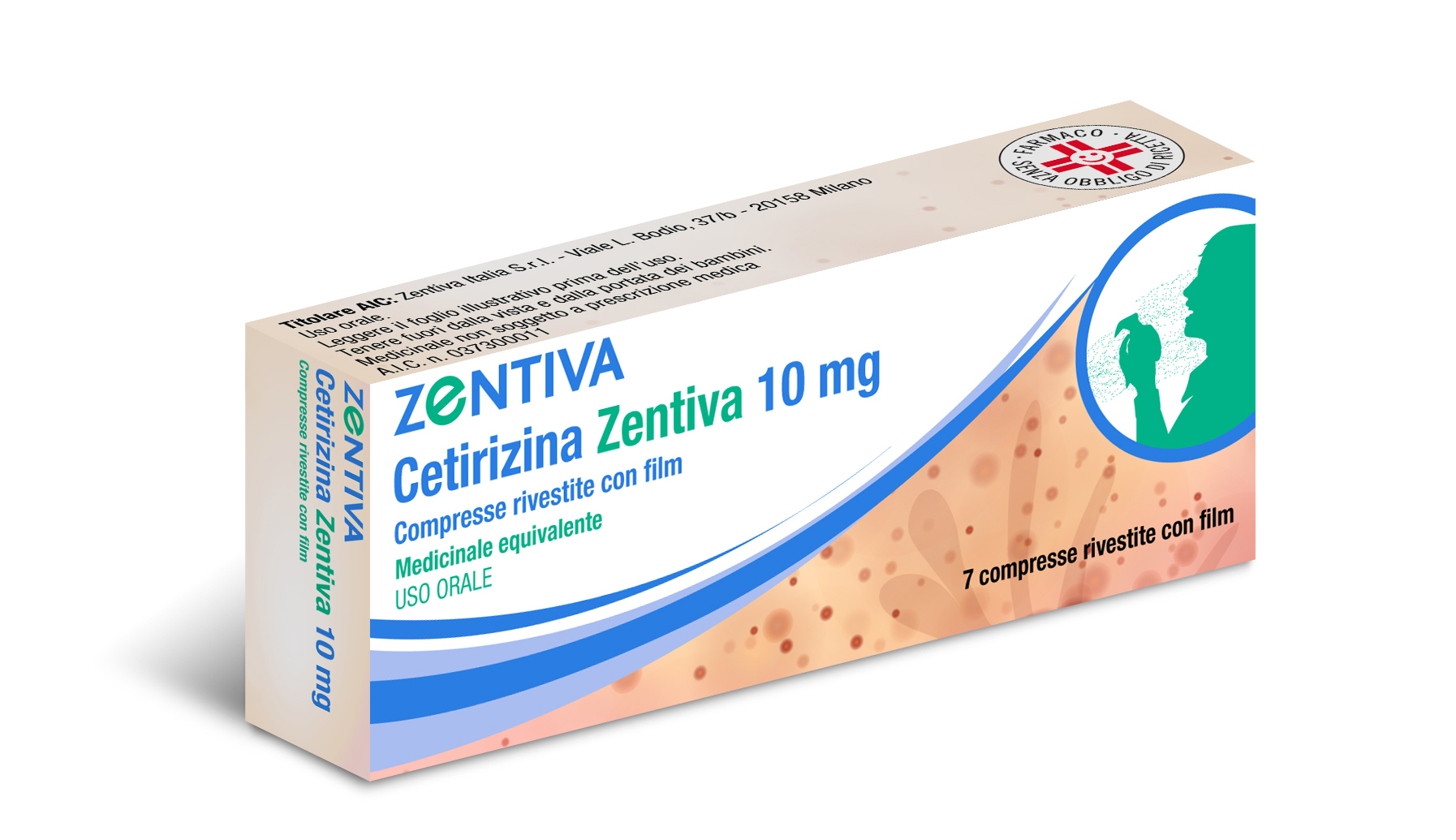 CETIRIZINA ZENT*7CPR RIV 10MG - Fontenova srl