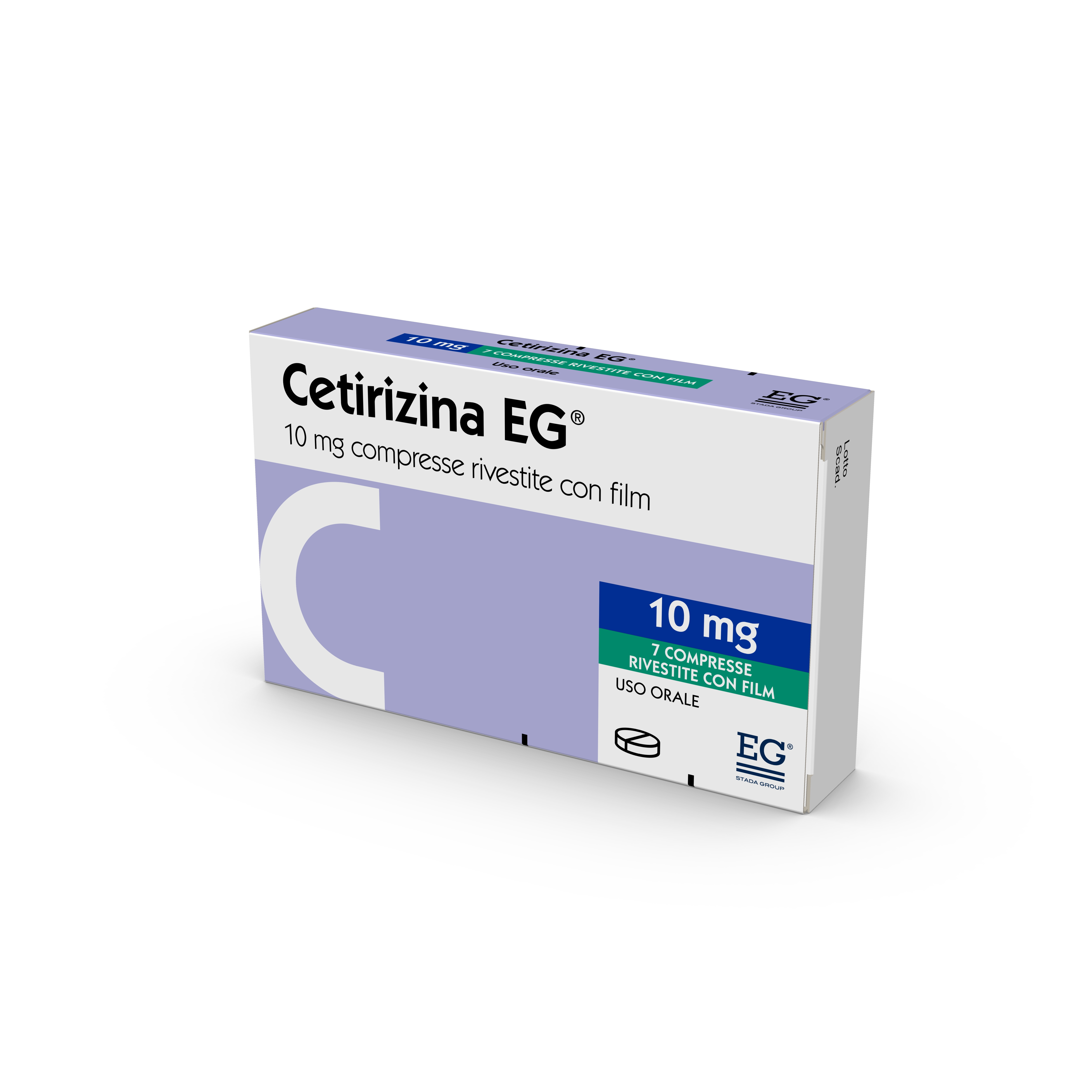 CETIRIZINA EG*7CPR RIV 10MG - Fontenova srl